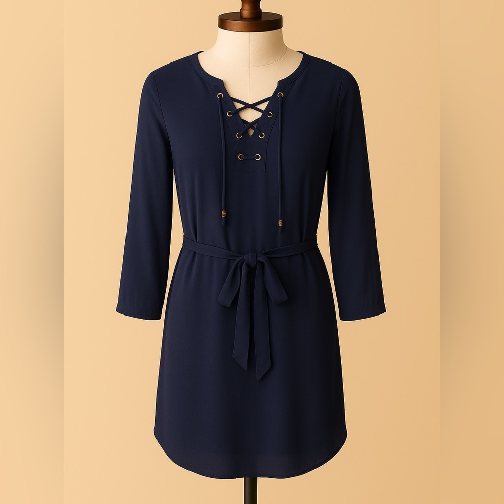 A. Byer Navy Blue Women's Dress